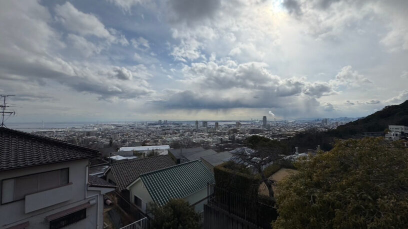 View from the street in front of the house