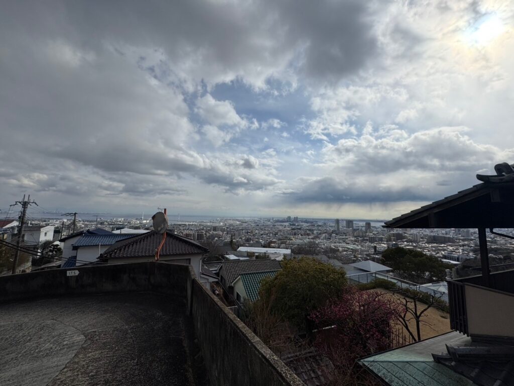 View from the street in front of the house