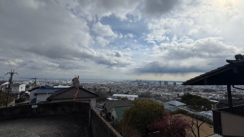 View from the street in front of the house
