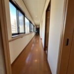 Hallway with railing