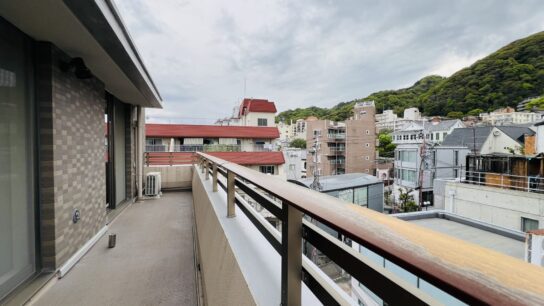 View from the balcony