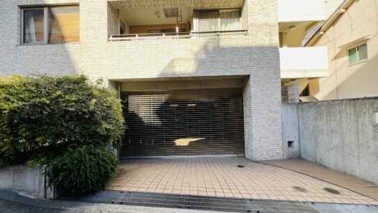 Parking entrance