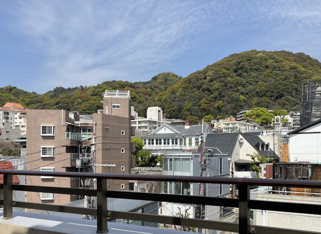 Mountain view from the balcony