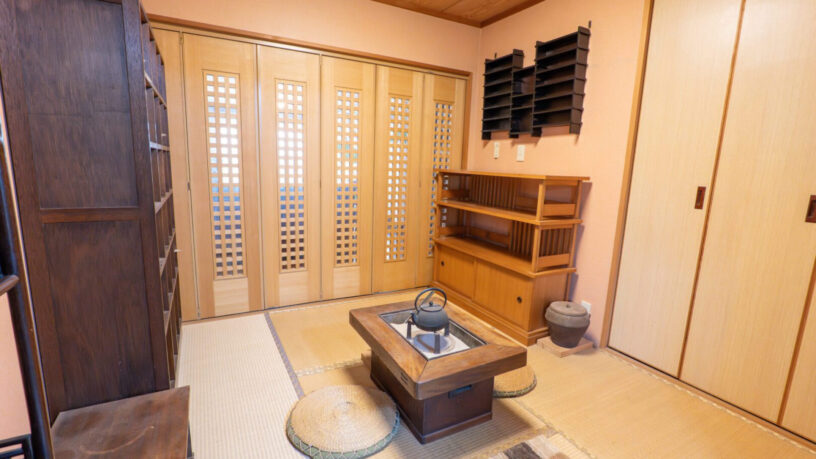 Room between dining and living-room