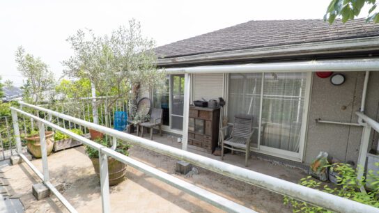 Rear balcony
