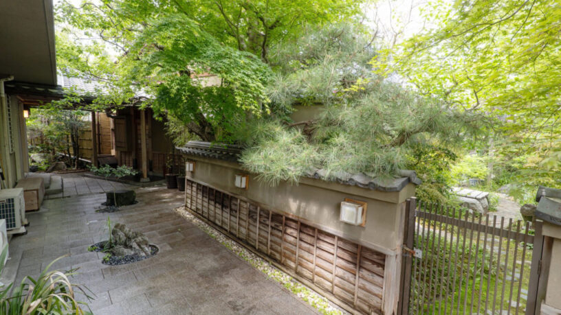 Path connecting the main house and the cottage