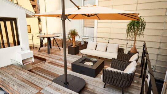 Roof top terrace